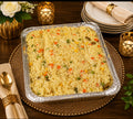 Pan of Nigerian Fried Rice and chicken